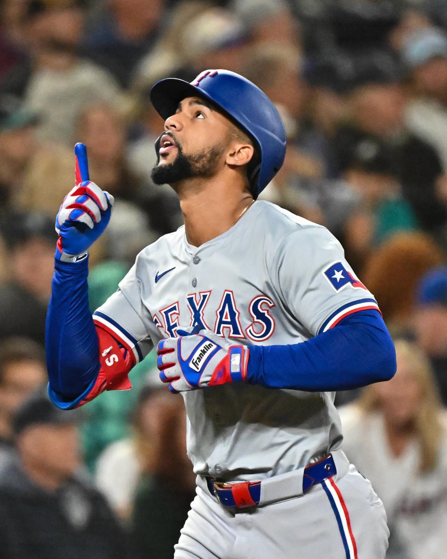 Leody Taveras's end-of-season homer earned him the title of one of the Rangers fans' favorite players