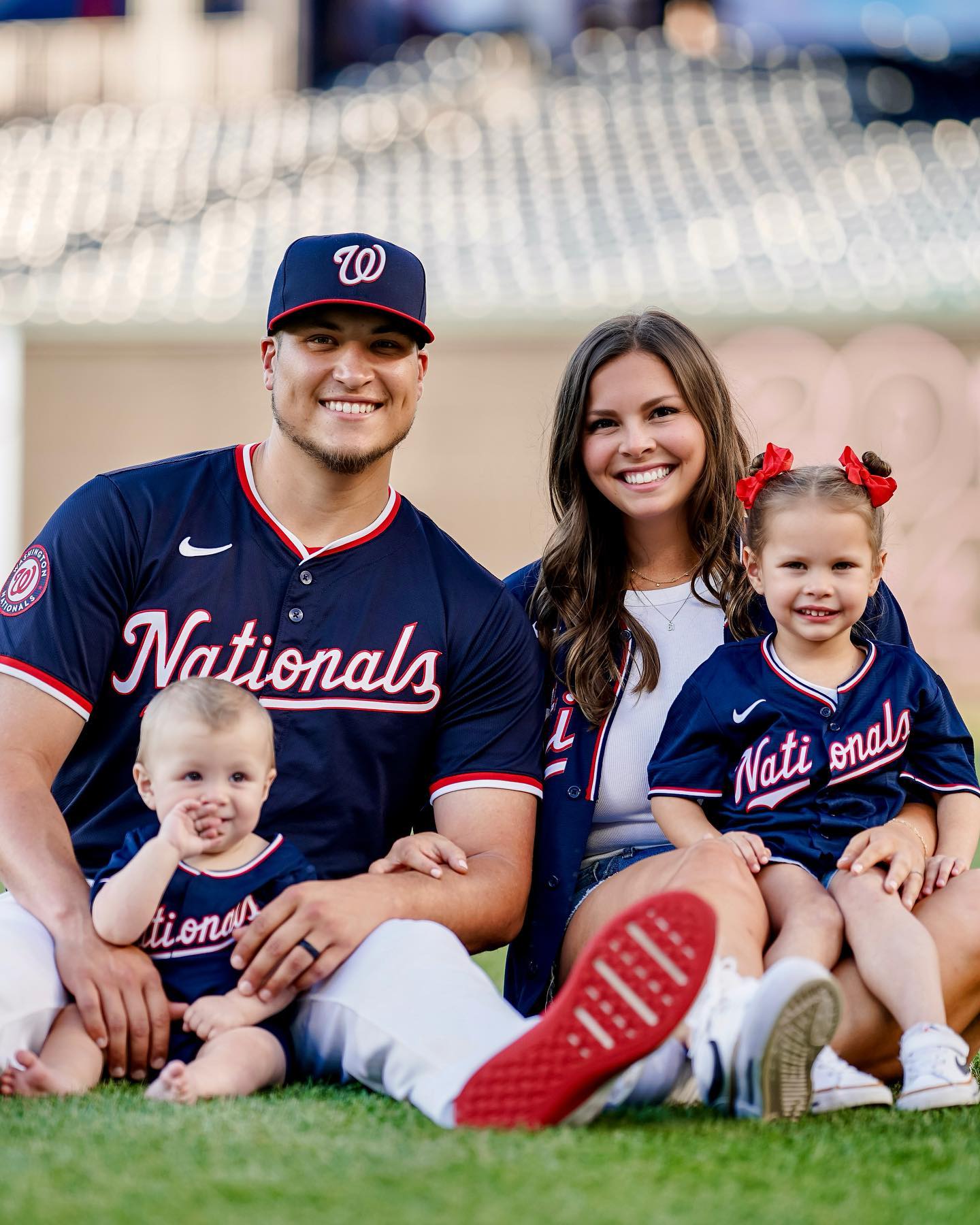 SPREADING HAPPINESS: Robert Garcia often brings his family to his games, and now they are moving to Texas!