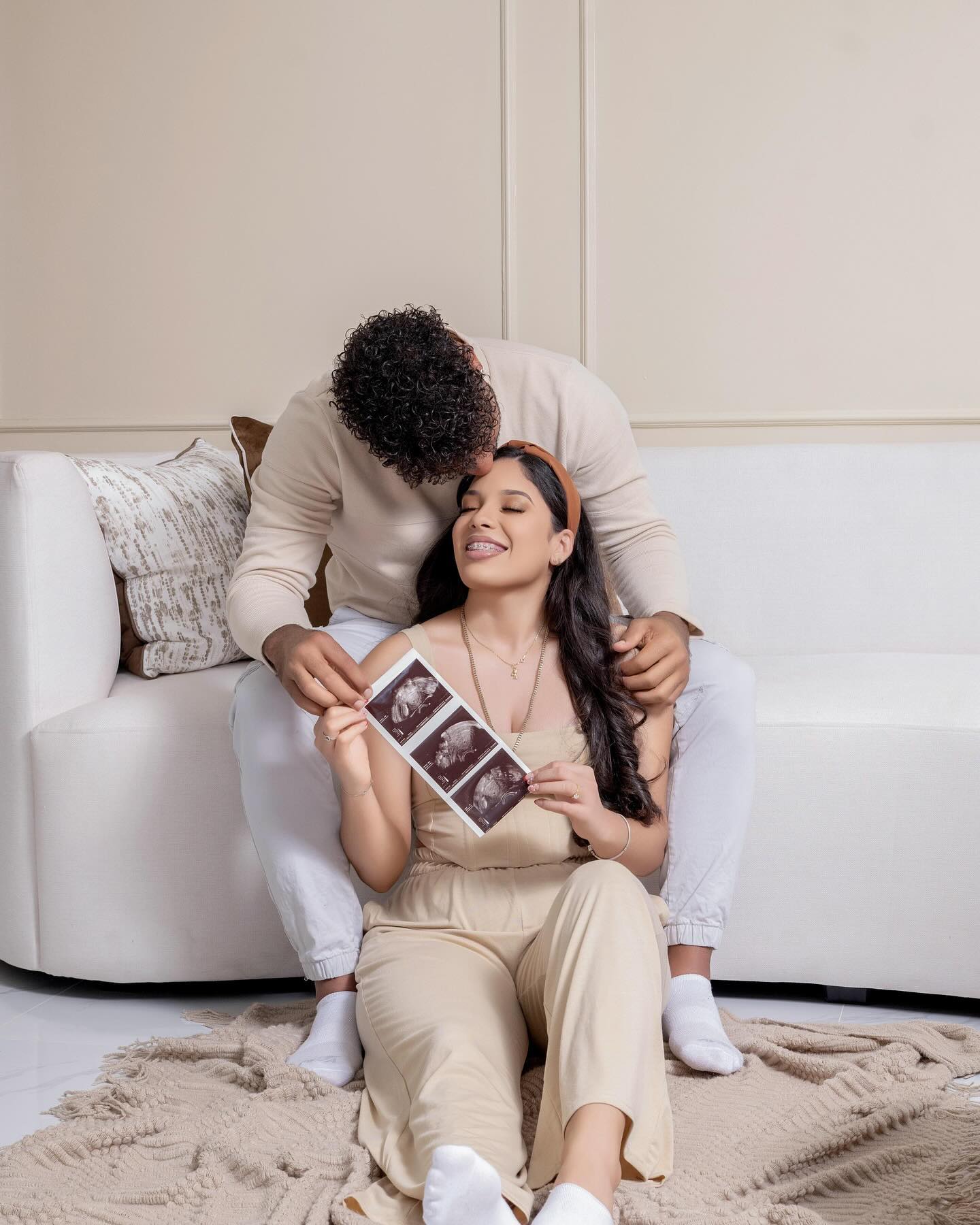 Ezequiel Duran is eagerly giving thanks as he and his wife anticipate the arrival of their firstborn son