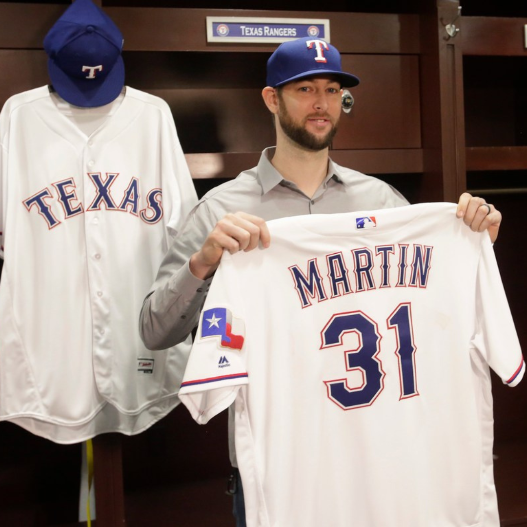 Veteran reliever Chris Martin makes a comeback to his hometown team with a one-year contract from the Texas Rangers